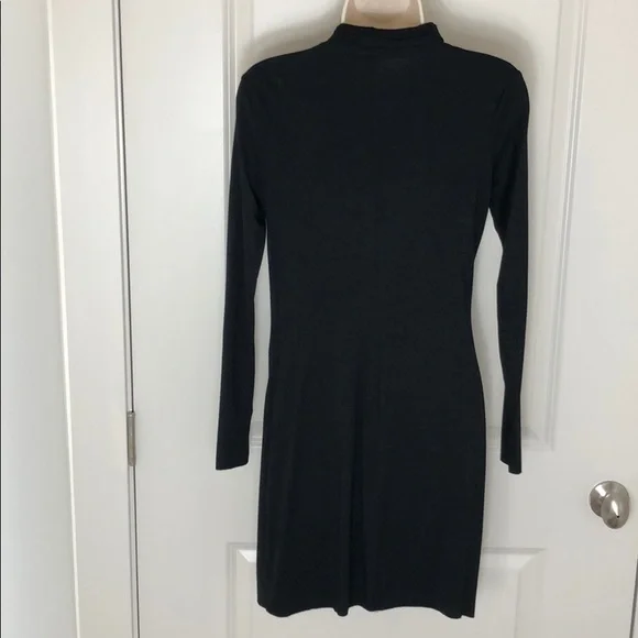 Threedots Black Drapped Dress - Picture 6 of 6